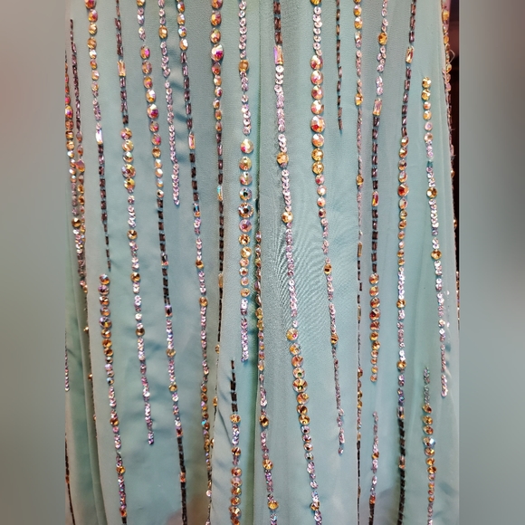 PARTYTIME SEQUINS GEMS GOWN - Picture 12 of 16